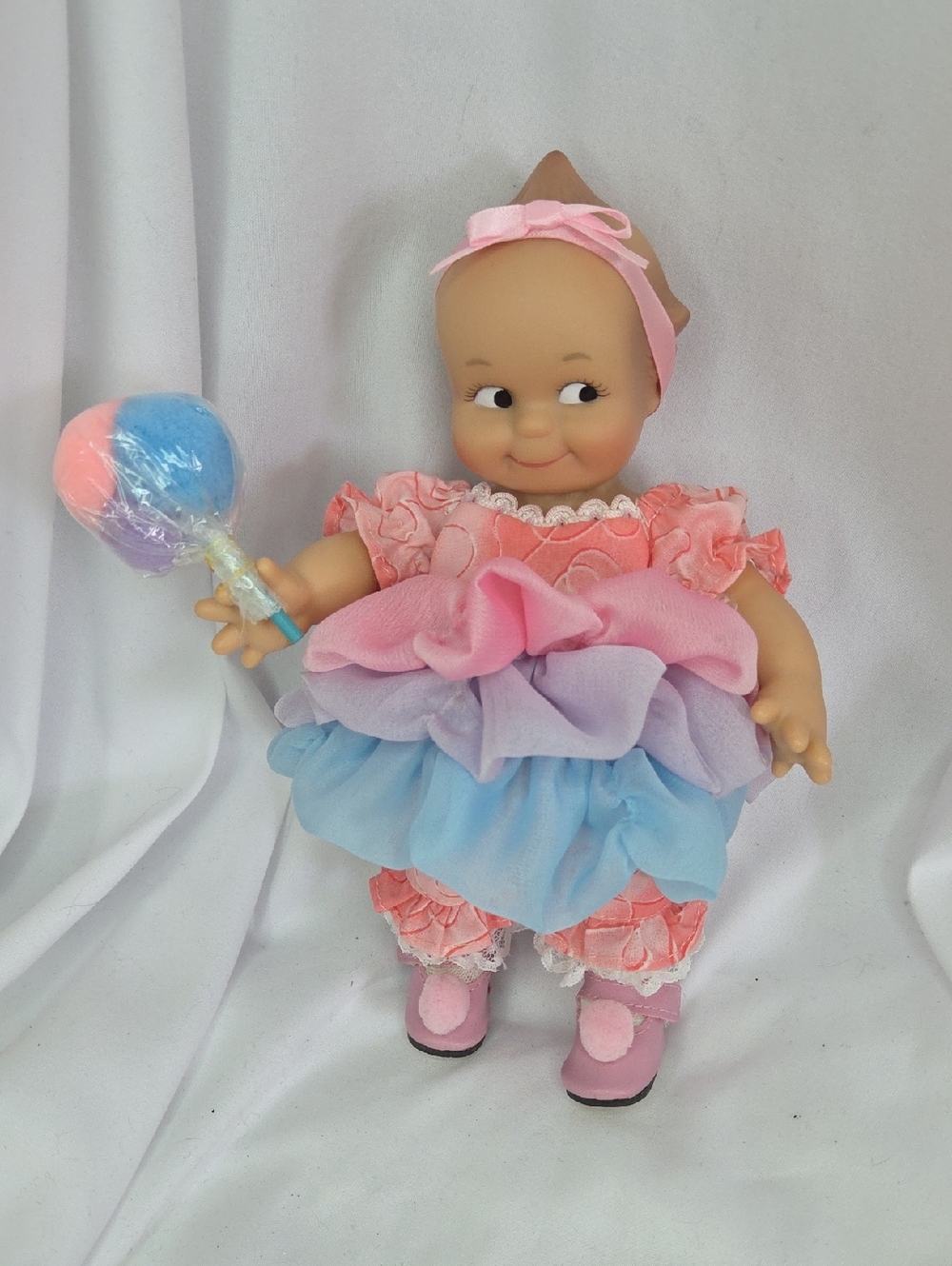Kewpie Doll Jesco Vintage 1990s Circus Theme Cotton Candy Baby Side Eyes